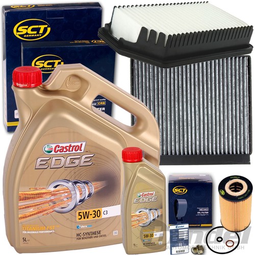 Filtersatz castrol 5w30 öl - filtersatz+castrol,