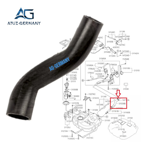 Kraftstoffschlauch für - ag®,